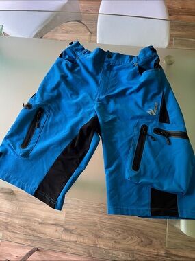 Arsuxeo Blue Outdoor Athletic Hiking Shorts